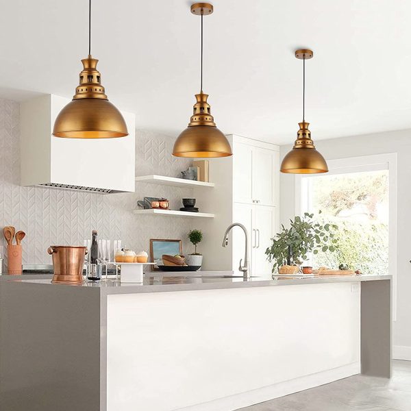 716HCFsaZgS._AC_SL1500_1024x1024@2x.jpg Industrial Brass Metal Pendant Light, Retro Ceiling Hanging Light Fixture for Barn Farmhouse Living Room Hallway Bathroom Kitchen, Brass