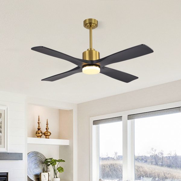 WBCF-BS195-BG-737_7_1024x1024@2x.jpg MLIAN Flying-MX DC Ceiling Fan with Lights 4 Carved Solid Wood Blades,Brass & Black